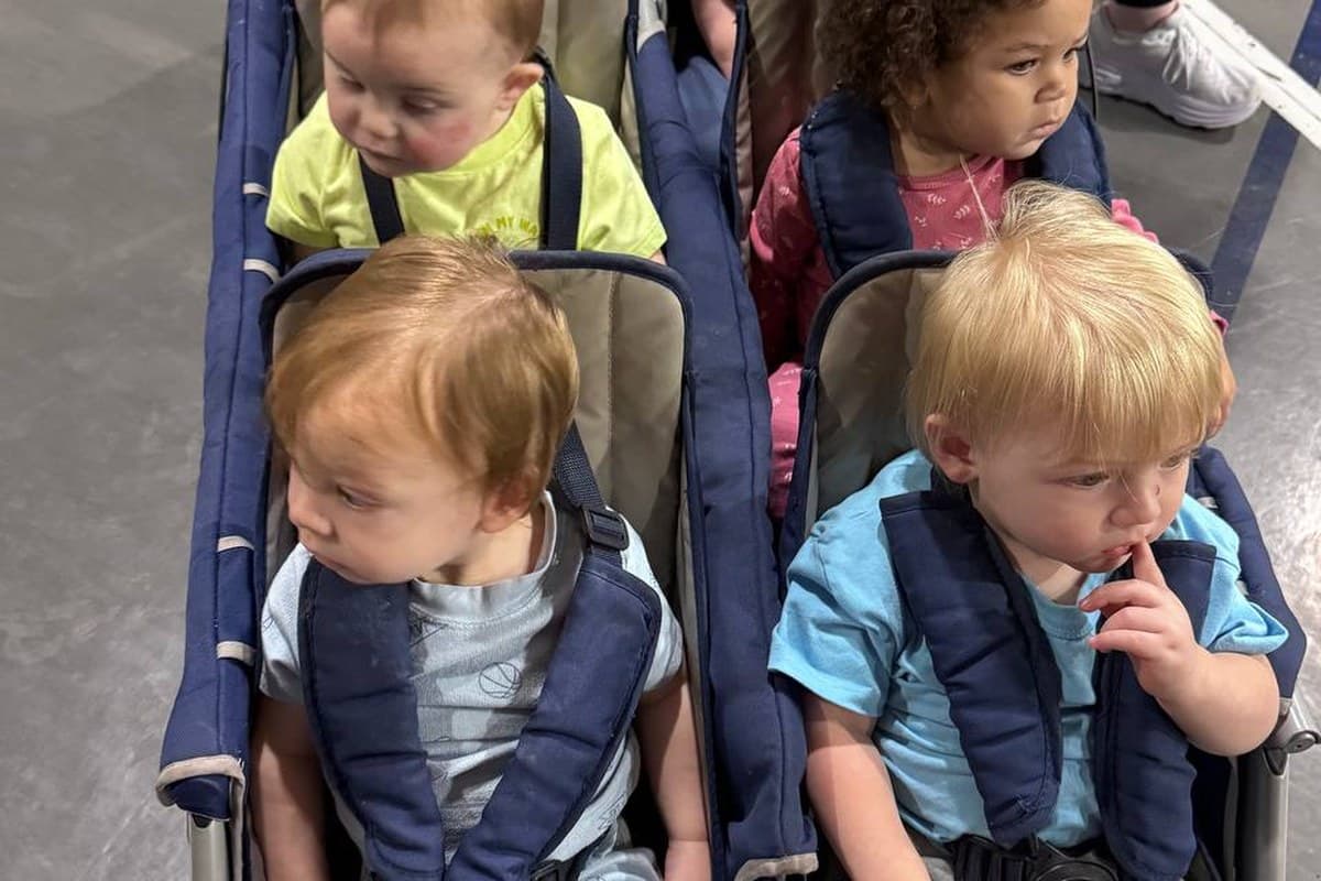 Toddler classroom with caring teachers and age-appropriate activities